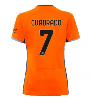 Inter Milan Juan Cuadrado #7 Tredje trøje Dame 2023-24 Kort ærmer